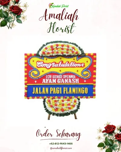Bunga Papan Congratulation di Pandau Hulu I